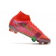 Buty piłkarskie Nike Mercurial Superfly 8 Elite FG Czerwony Zielony Srebro
