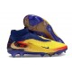 Wysokie buty piłkarskie Nike Phantom 6 Elite FG Zawistny Niebieski Złoty