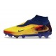 Wysokie buty piłkarskie Nike Phantom 6 Elite FG Zawistny Niebieski Złoty