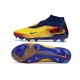 Wysokie buty piłkarskie Nike Phantom 6 Elite FG Zawistny Niebieski Złoty