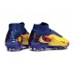Wysokie buty piłkarskie Nike Phantom 6 Elite FG Zawistny Niebieski Złoty