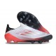 Buty Piłkarskie adidas F50 Elite Laceless FG Biały Czarny Czerwony