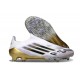 Buty Piłkarskie adidas F50 Elite Laceless FG Biały Czarny Złoto