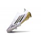 Buty Piłkarskie adidas F50 Elite Laceless FG Biały Czarny Złoto