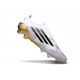 Buty Piłkarskie adidas F50 Elite Laceless FG Biały Czarny Złoto