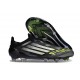 Buty Piłkarskie adidas F50 Elite Laceless FG Czarny Biały Zawistny