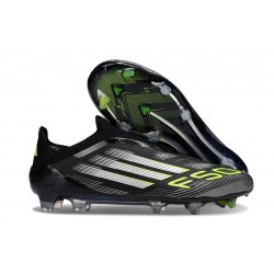 Buty Piłkarskie adidas F50 Elite Laceless FG Czarny Biały Zawistny