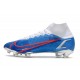 Nike Korki Mercurial Superfly VIII Elite FG Niebieski Czerwony