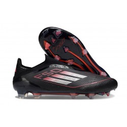 Buty Piłkarskie adidas F50 Elite Laceless FG Czarny Czerwony