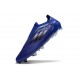 Buty Piłkarskie adidas F50 Elite Laceless FG Niebieski 