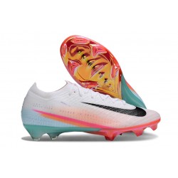 Buty Nike Zoom Mercurial Vapor 16 Elite FG Biały Czarny Czerwony Niebieski