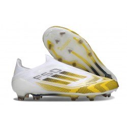 Buty Piłkarskie adidas F50 Elite Laceless FG Biały Zawistny