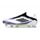Buty Piłkarskie adidas F50 Elite Laceless FG X Messi Biały Czarny Fioletowy