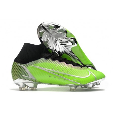 Nike Korki Mercurial Superfly VIII Elite FG Zielony Srebro