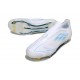 Buty Piłkarskie adidas F50 Elite Laceless FG Biały Srebro Niebieski