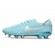 Nike Tiempo Legend 10 Elite FG Niebieski Srebro