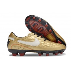 Nike Tiempo Legend 10 Elite FG R10 Złoto Biały