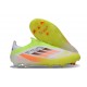 Korki adidas F50 Elite Sznurowadeł FG Zawistny Biały Pomarańczowy