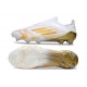 Korki adidas F50 Elite Sznurowadeł FG Biały Złoto