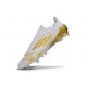 Korki adidas F50 Elite Sznurowadeł FG Biały Złoto