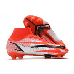 Nike Superfly 8 Spark Positivity CR7 Elite FG Biały Czerwony Czarny