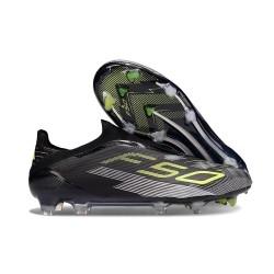Korki adidas F50 Elite Sznurowadeł FG Czarny Zawistny