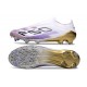 Korki adidas F50 Elite Sznurowadeł FG Biały Fioletowy Czarny