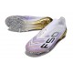 Korki adidas F50 Elite Sznurowadeł FG Biały Fioletowy Czarny