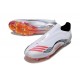 Korki adidas F50 Elite Sznurowadeł FG X Messi Biały Srebro Czerwony
