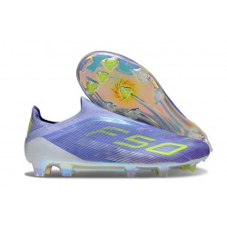 Korki adidas F50 Elite Sznurowadeł FG Fioletowy Zawistny