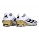 Korki adidas F50 Elite Sznurowadeł FG Vit Svart Guld