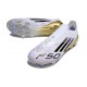 Korki adidas F50 Elite Sznurowadeł FG Vit Svart Guld