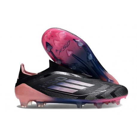 Korki adidas F50 Elite Sznurowadeł FG Czarny Różowy