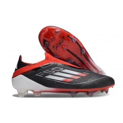 Korki adidas F50 Elite Sznurowadeł FG Czarny Czerwony Biały