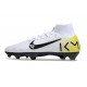 Nike Air Zoom Mercurial Superfly X Elite FG Biały Czarny Zawistny