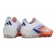 Buty Piłkarskie adidas F50 Elite FG Biały Czerwony Niebieski