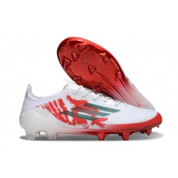 Buty Piłkarskie adidas F50 Elite FG Biały Czerwony Zielony