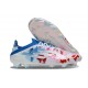 Buty Piłkarskie adidas F50 Elite FG Biały Różowy Niebieski Czerwony 