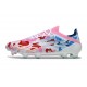 Buty Piłkarskie adidas F50 Elite FG Biały Różowy Niebieski Czerwony 