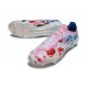 Buty Piłkarskie adidas F50 Elite FG Biały Różowy Niebieski Czerwony 
