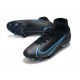 Nike Korki Mercurial Superfly VIII Elite FG Czarny Niebieski Wilczy