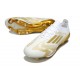 Buty adidas F50+ Elite FG Biały Złoto