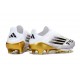 Buty Pilkarskie adidas F50+ FG Biały Czarny Złoto