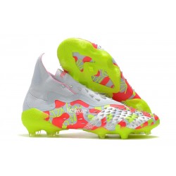 Buty piłkarskie adidas Predator Freak+ FG Biały Różowy Zawistny