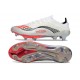 Buty Pilkarskie adidas F50+ FG X Messi Biały Srebro Czerwony