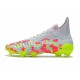 Buty piłkarskie adidas Predator Freak+ FG Biały Różowy Zawistny