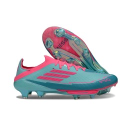 Buty Pilkarskie adidas F50+ FG X Messi Niebieski Różowy