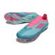 Buty Pilkarskie adidas F50+ FG X Messi Niebieski Różowy