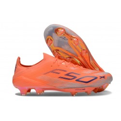 Buty Pilkarskie adidas F50+ FG Pomarańczowy Czarny
