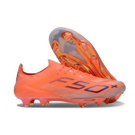 Buty Pilkarskie adidas F50+ FG Pomarańczowy Czarny